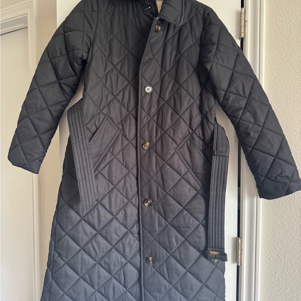 Barbour Quilted Gray Women's Puffer Coat